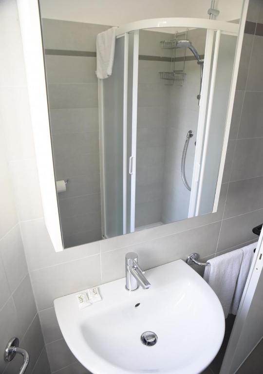 Koupelna v ubytování Hotel Vienna