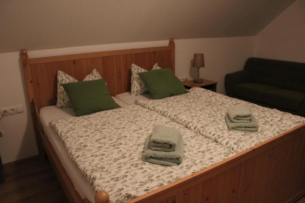Voodi või voodid majutusasutuse Vdovič Guest House toas