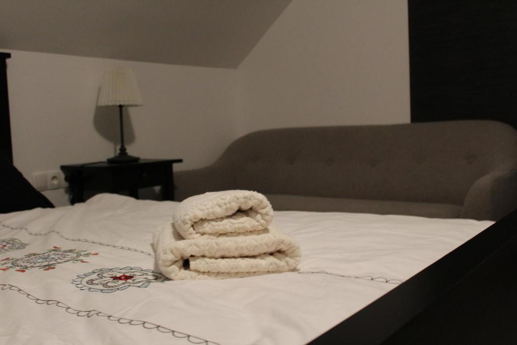 Voodi või voodid majutusasutuse Vdovič Guest House toas