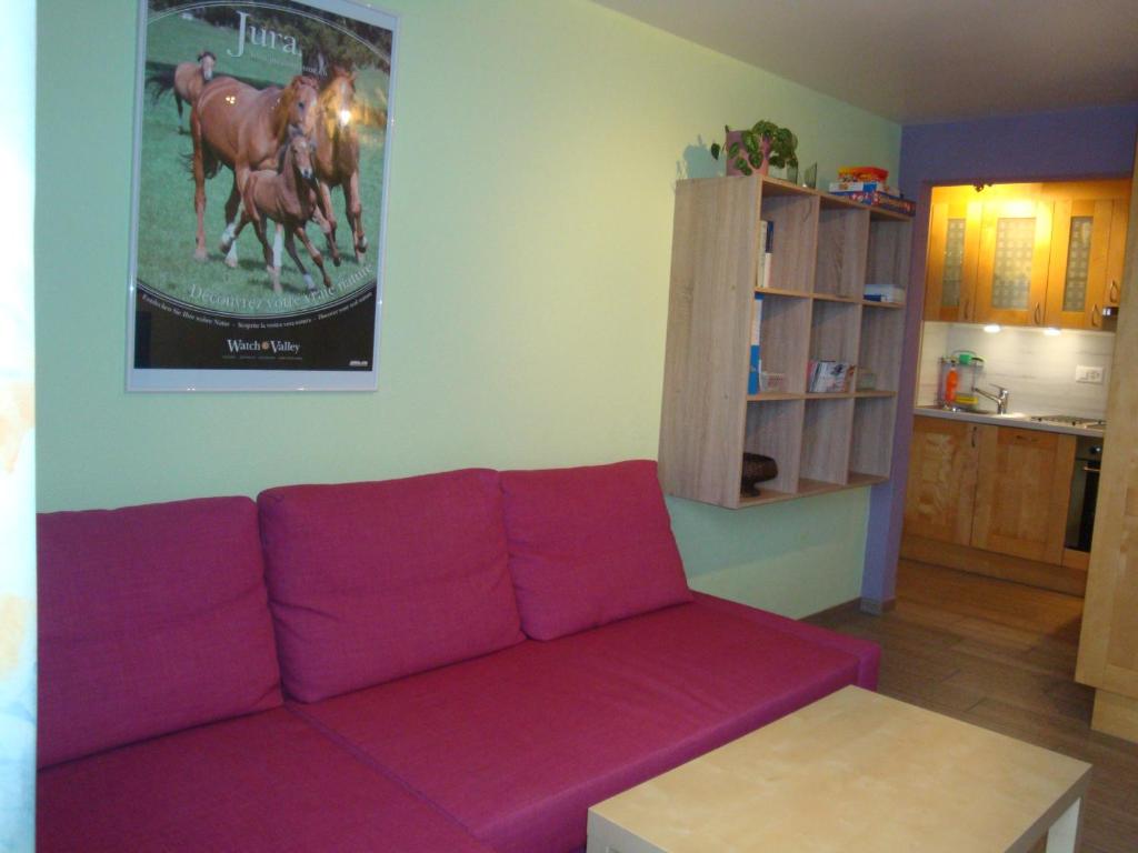 Posezení v ubytování appartement "bellevue"