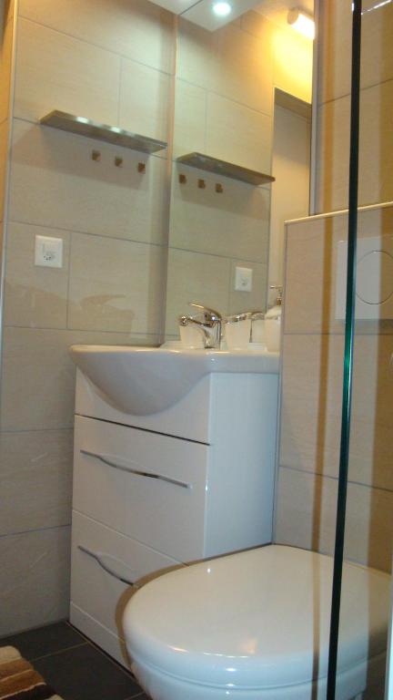 Koupelna v ubytování appartement "bellevue"