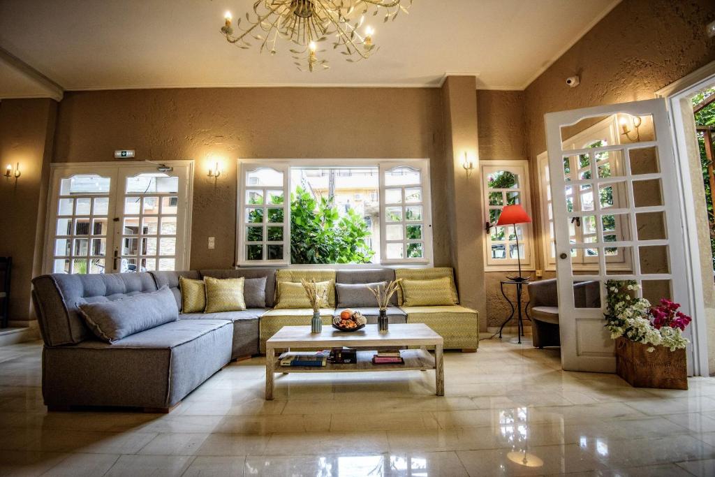 Posezení v ubytování Lino Mare Boutique Hotel