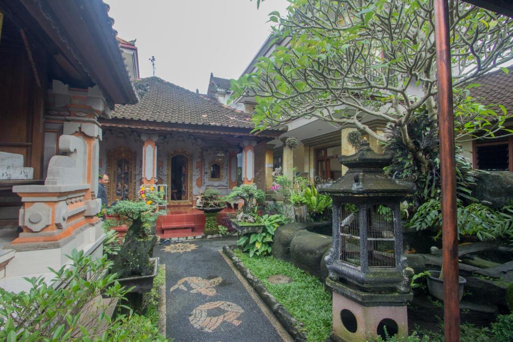 Zahrada ubytování Jepun Bali Ubud Homestay