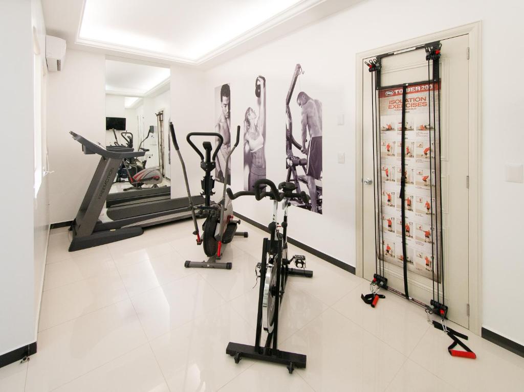Fitness centrum a/nebo fitness zařízení v ubytování Grand Hotel Tepatitlán