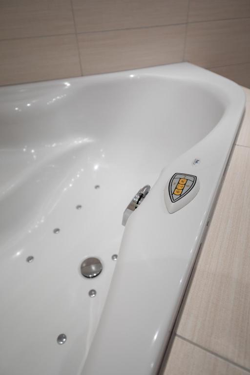 Koupelna v ubytování Hotel Albona