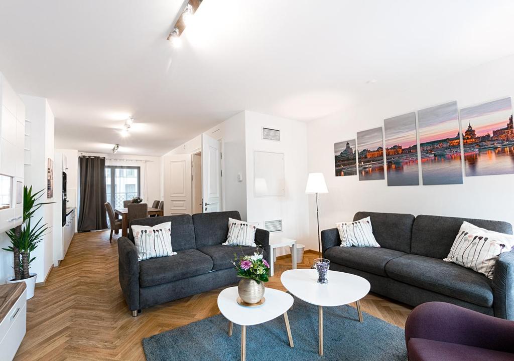 Posezení v ubytování Aparthotel Am Schloss