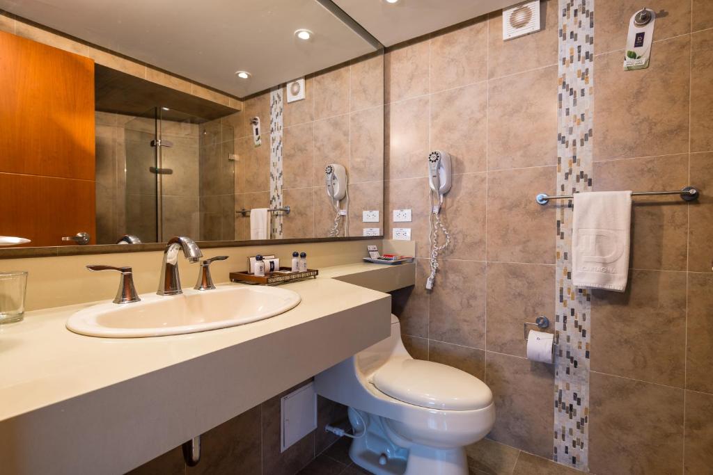 Koupelna v ubytování Hotel Dann Cartagena