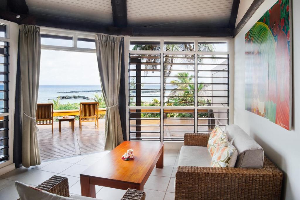 Posezení v ubytování Yasawa Island Resort & Spa