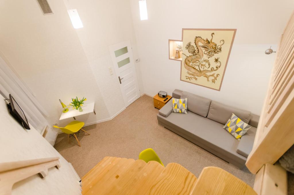 Posedenie v ubytovaní Central Krak Apartments - studios