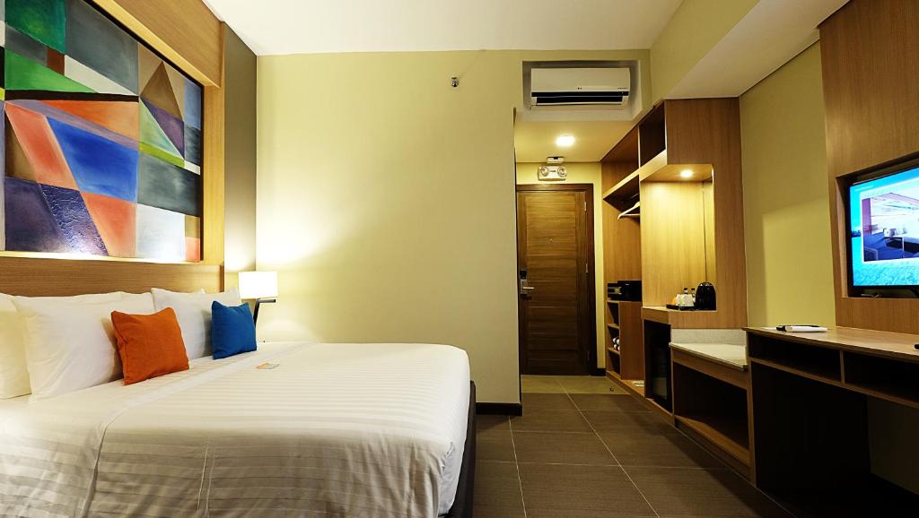 Postel nebo postele na pokoji v ubytování Altabriza Resort Boracay