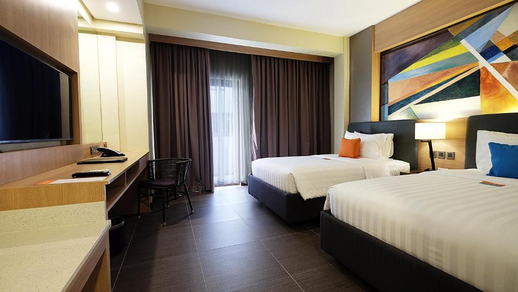 Postel nebo postele na pokoji v ubytování Altabriza Resort Boracay
