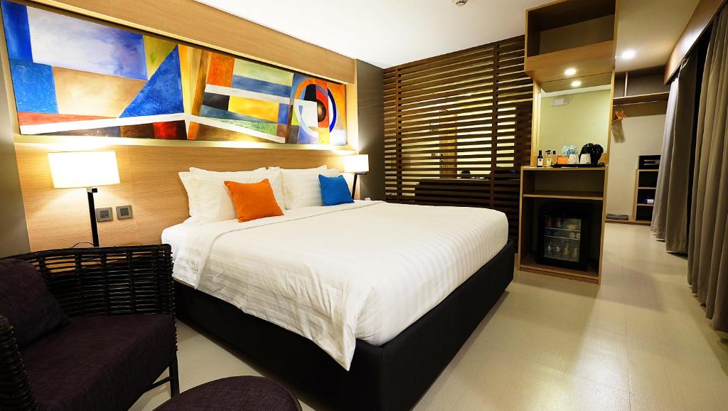Postel nebo postele na pokoji v ubytování Altabriza Resort Boracay