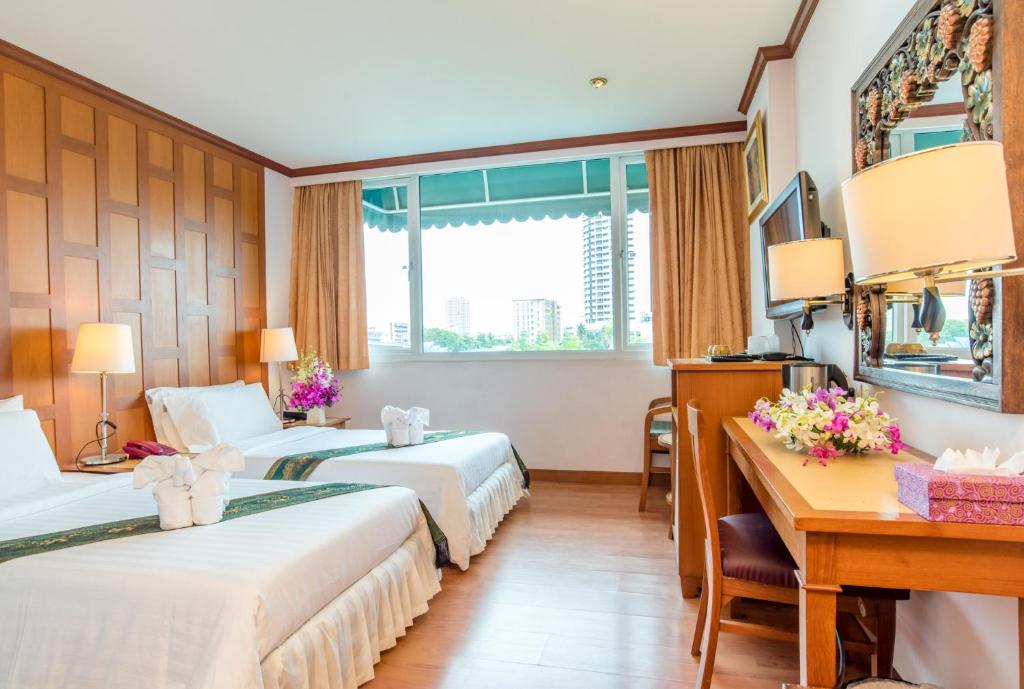 New Siam Riverside - Superieure Tweelingkamer Met Uitzicht Op De Rivier
