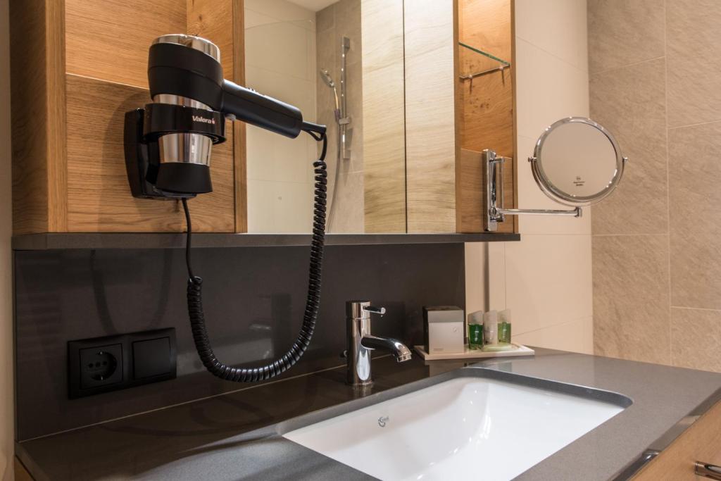 Koupelna v ubytování Hotel Valentin