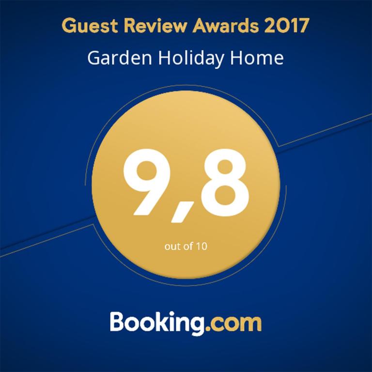 Certifikát, hodnocení, plakát nebo jiný dokument vystavený v ubytování Garden Holiday Home