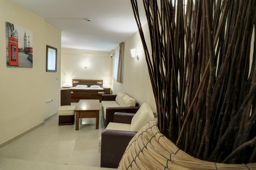 Posezení v ubytování Family Hotel Jupiter