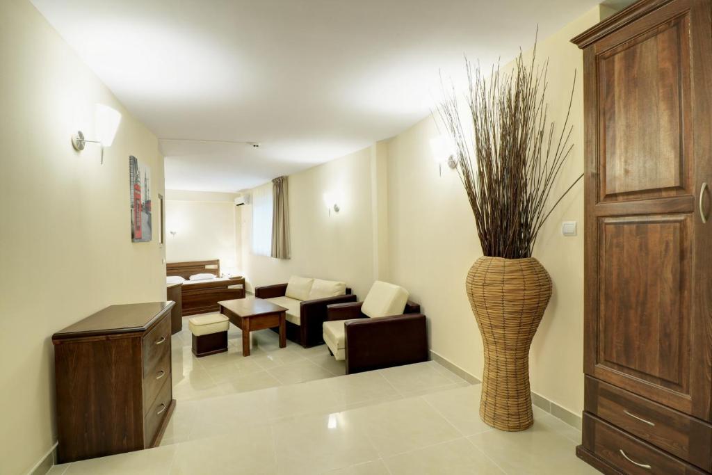 Posezení v ubytování Family Hotel Jupiter
