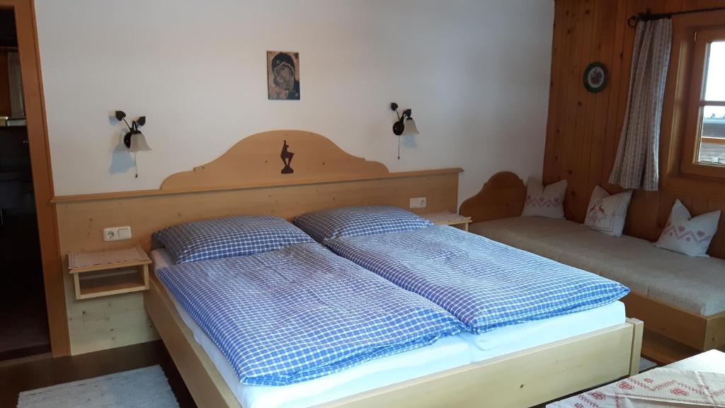 Letto o letti in una camera di Malernhof