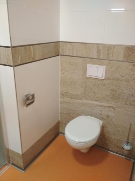 Koupelna v ubytování Apartmány Pod Kaštany Kvasice