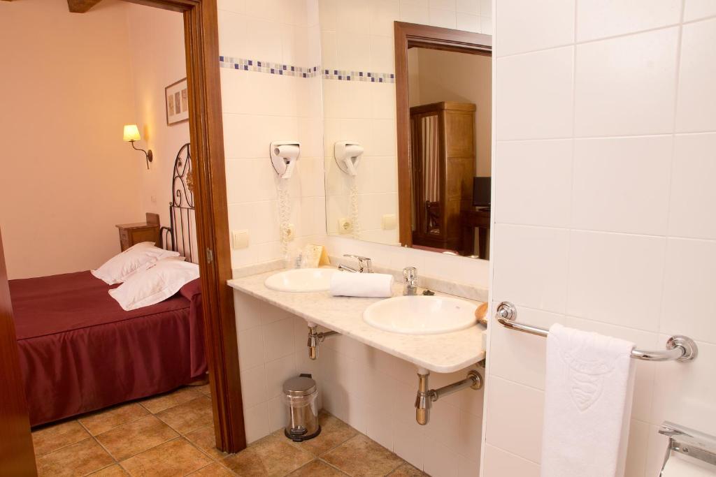 Koupelna v ubytování Hotel Andria