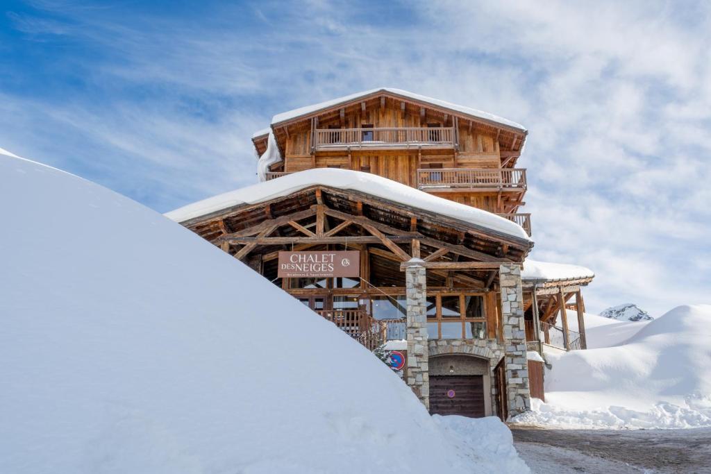 Chalet des Neiges Hermine v zimě