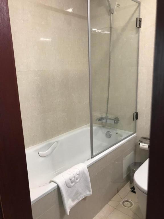 Koupelna v ubytování Pefaco Hotel Maya Maya