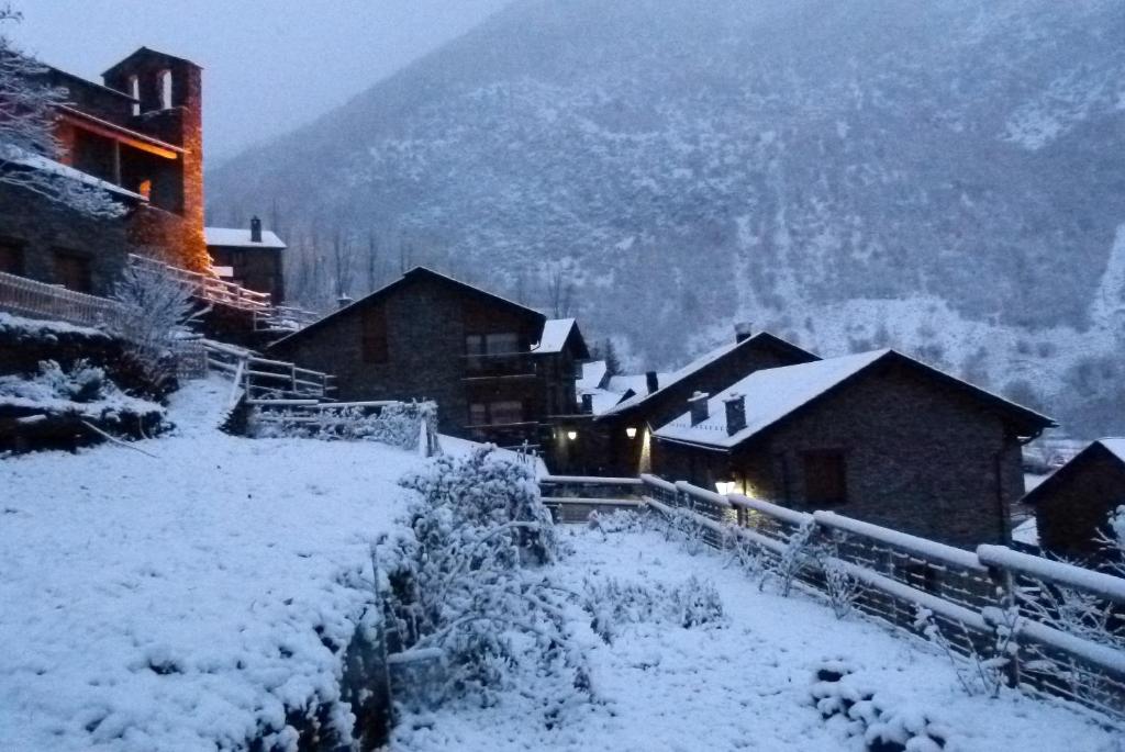 Aparthotel Areu during the winter