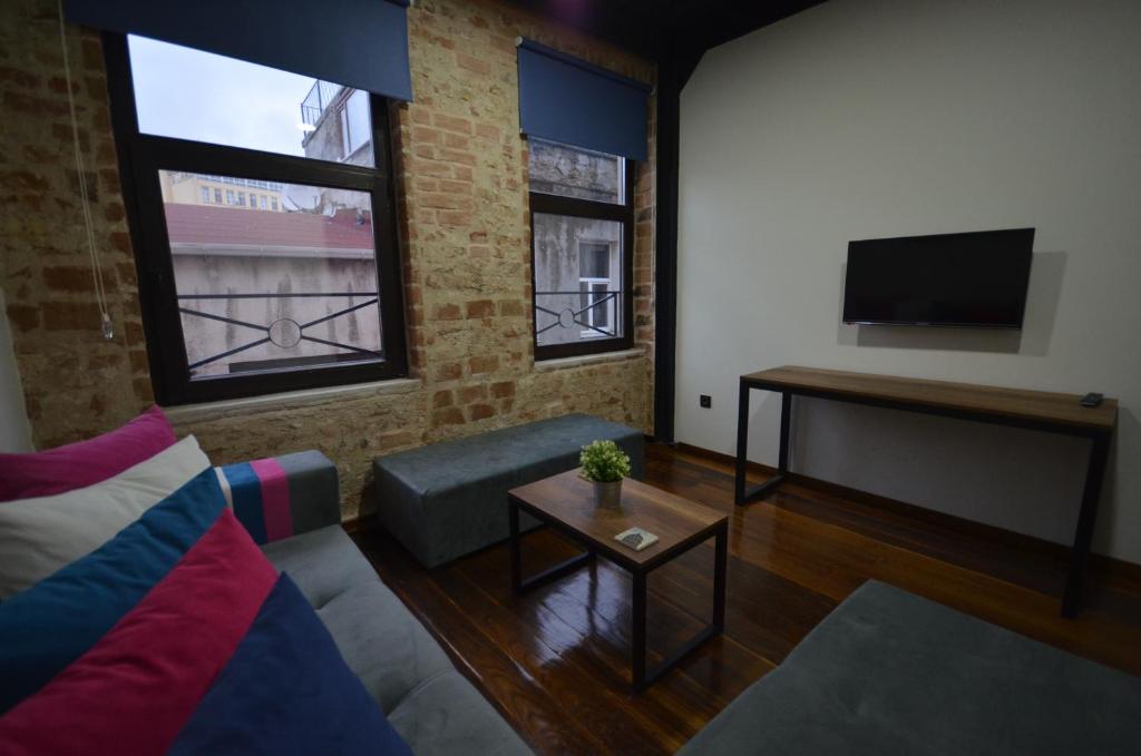 Ünver Galata Apart - Grande Chambre Double (2 Adultes + 2 Enfants)