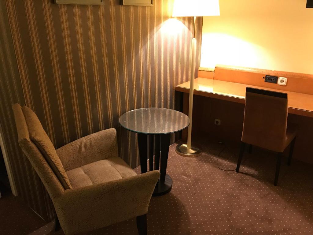 Posezení v ubytování Hotel Podzamcze