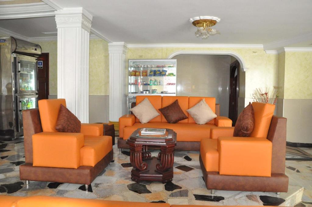 Posezení v ubytování Hotel el Caimito