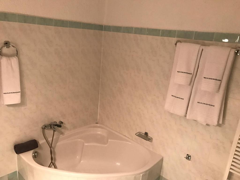 Kúpeľňa v ubytovaní Villa Kazantzakis