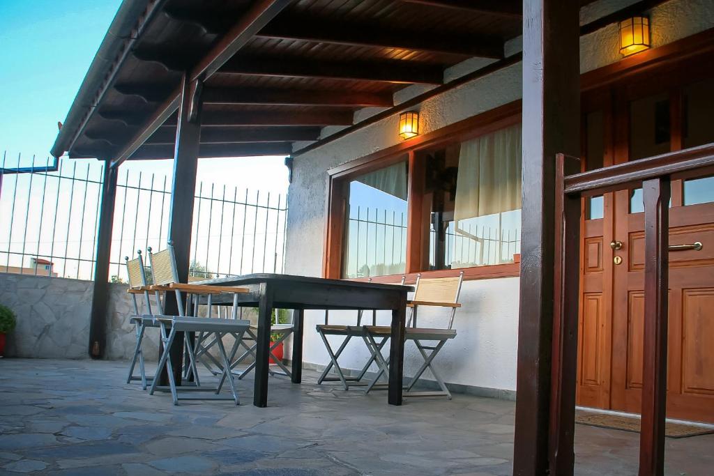 Balkón alebo terasa v ubytovaní Villa Kazantzakis