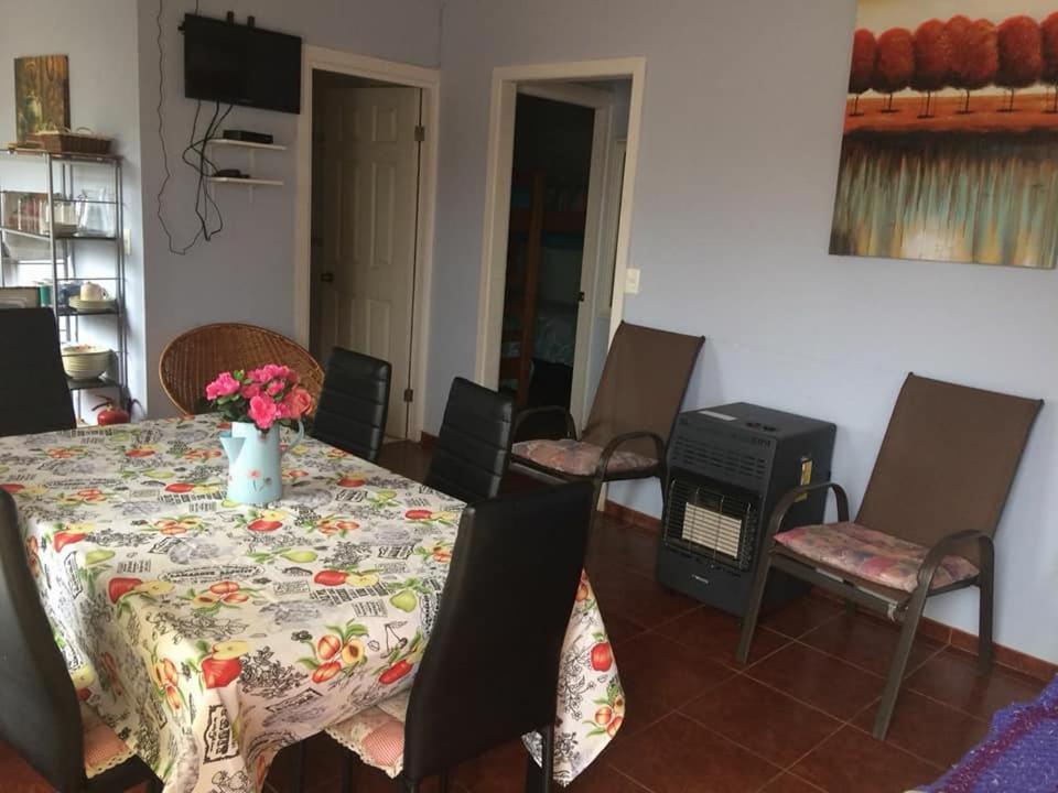 Posezení v ubytování Cabañas Don Dago