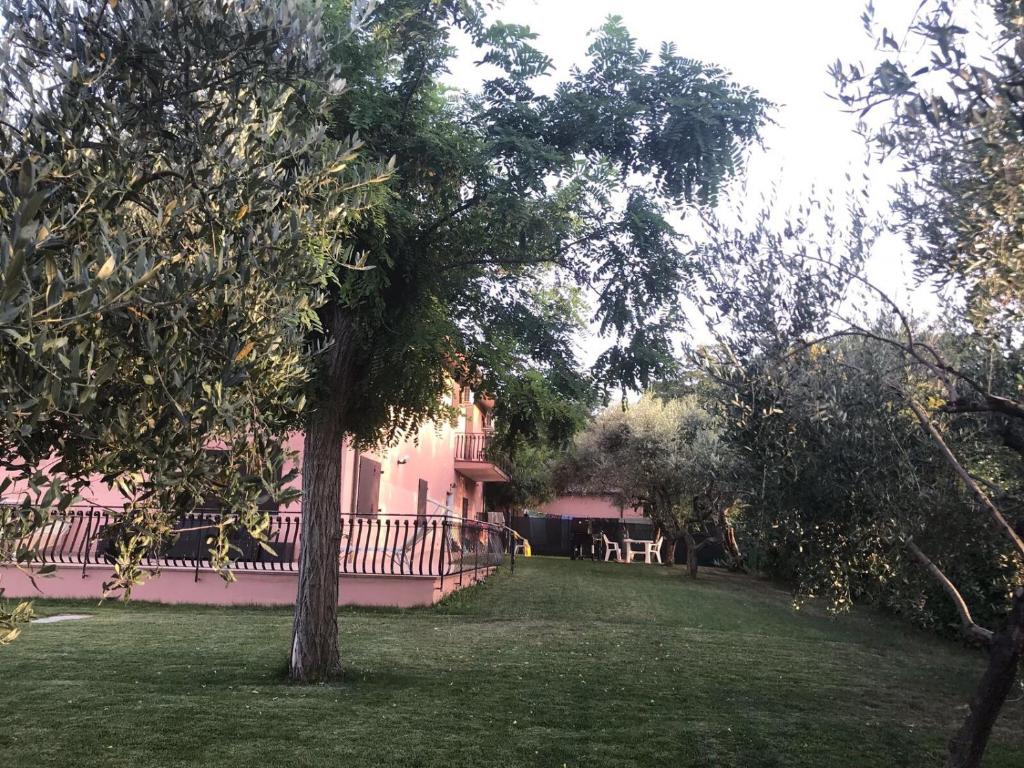 Zahrada ubytování Chalet Delle Rose Saludecio