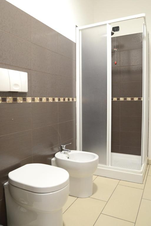 Koupelna v ubytování Hotel 660