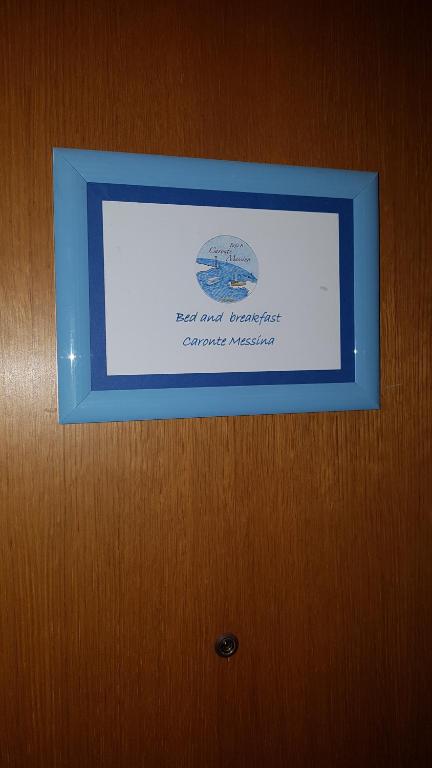 Certyfikat, podpis lub inny dokument wystawiony w obiekcie B&B Caronte Messina
