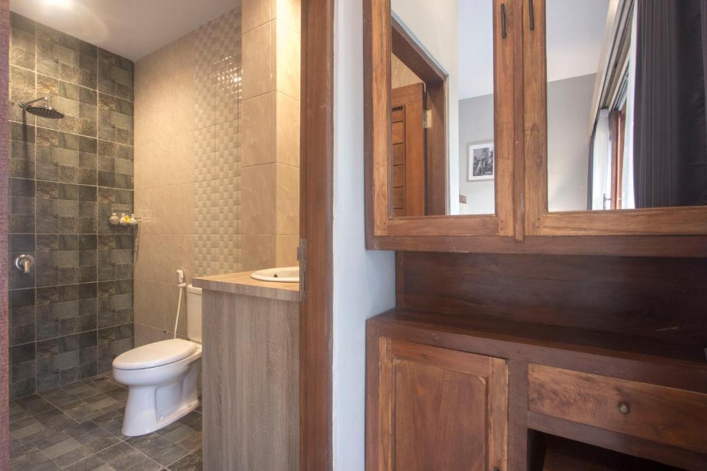 Koupelna v ubytování Nang Ade House