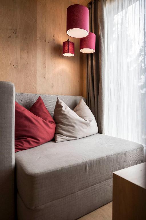 Posezení v ubytování Das Panorama Designhotel