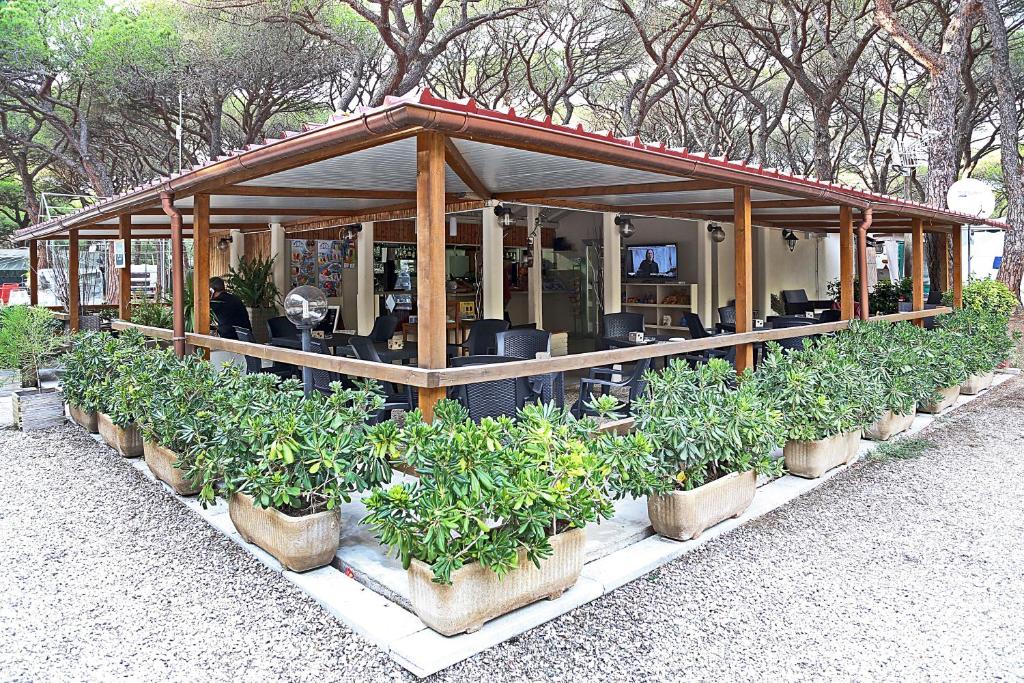 Restaurace v ubytování Camping Eden