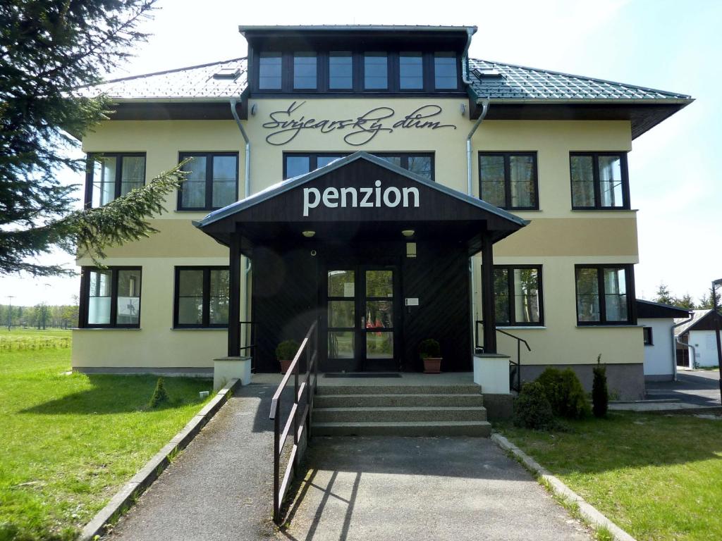 Budova, kde se penzion nachází