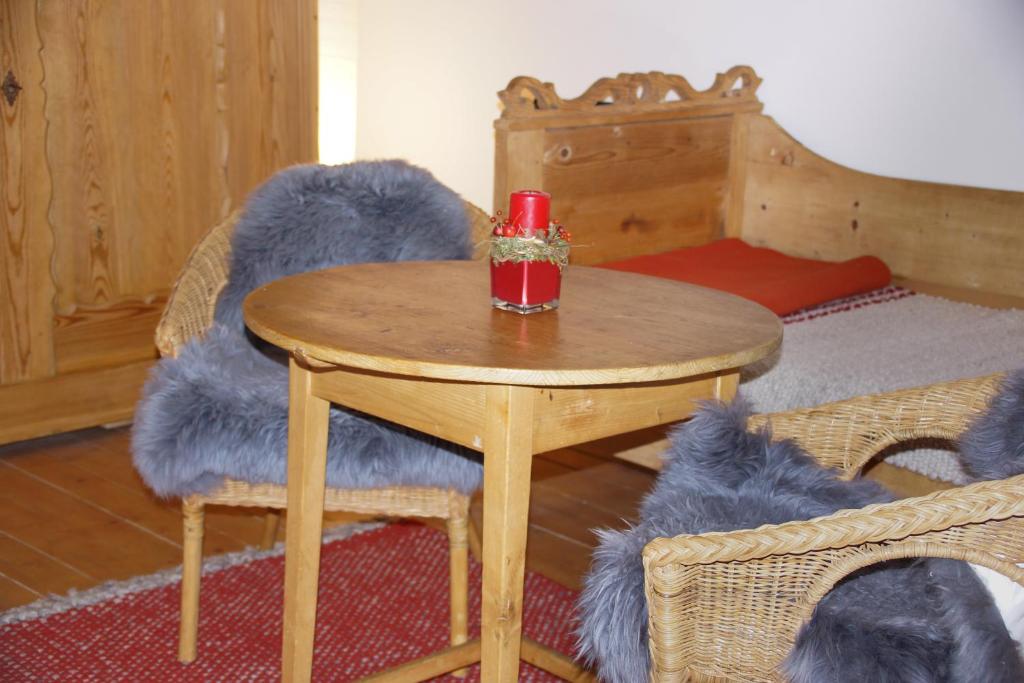 Posezení v ubytování Landlust Ischl