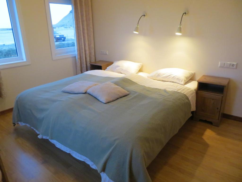 Postel nebo postele na pokoji v ubytování Guesthouse Vellir