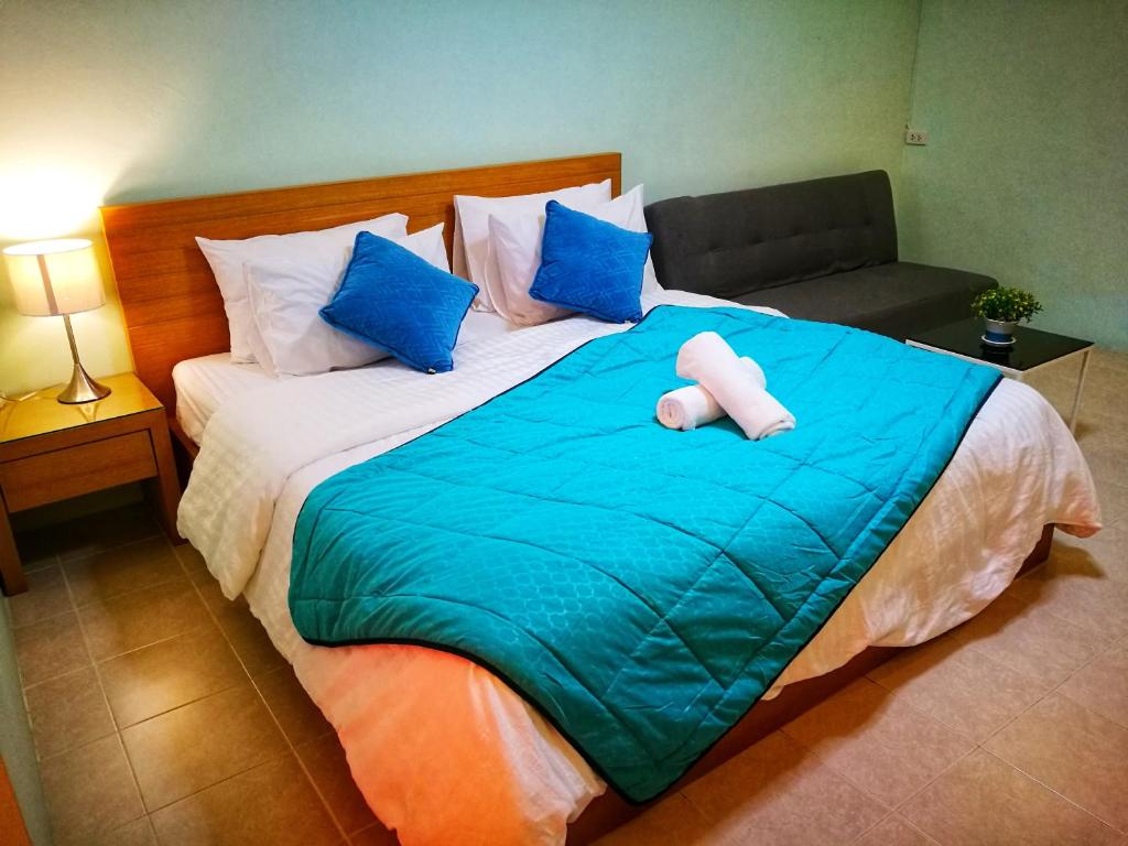 Postel nebo postele na pokoji v ubytování J.Residence