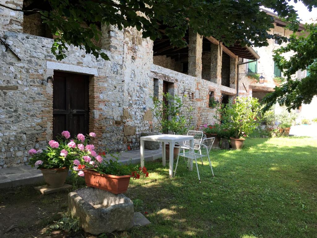 Zahrada ubytování Casa Barnaba-Manin