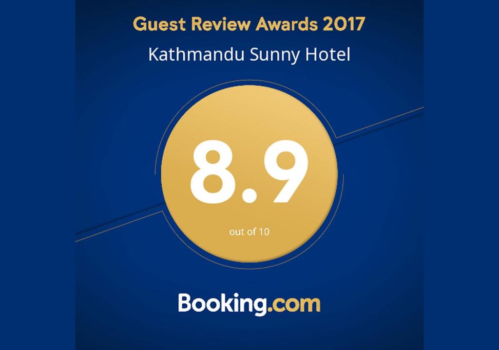 Certifikát, hodnocení, plakát nebo jiný dokument vystavený v ubytování Kathmandu Sunny Hotel