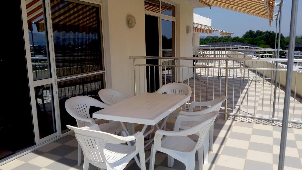 Balkón alebo terasa v ubytovaní Hotel Aquarius