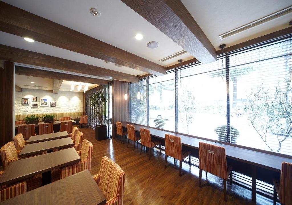 Posezení v ubytování Dormy Inn Hiroshima