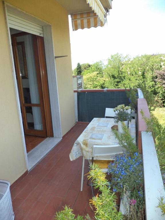 Balkón alebo terasa v ubytovaní Apartment Montecatini-Terme near Firenze, Lucca, Pisa