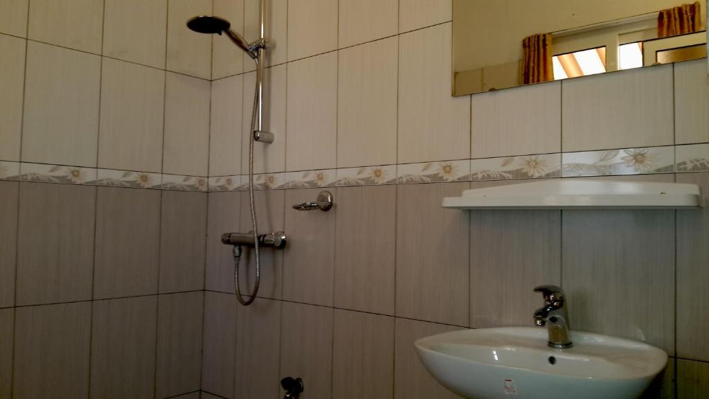 Kúpeľňa v ubytovaní Hotel Aquarius