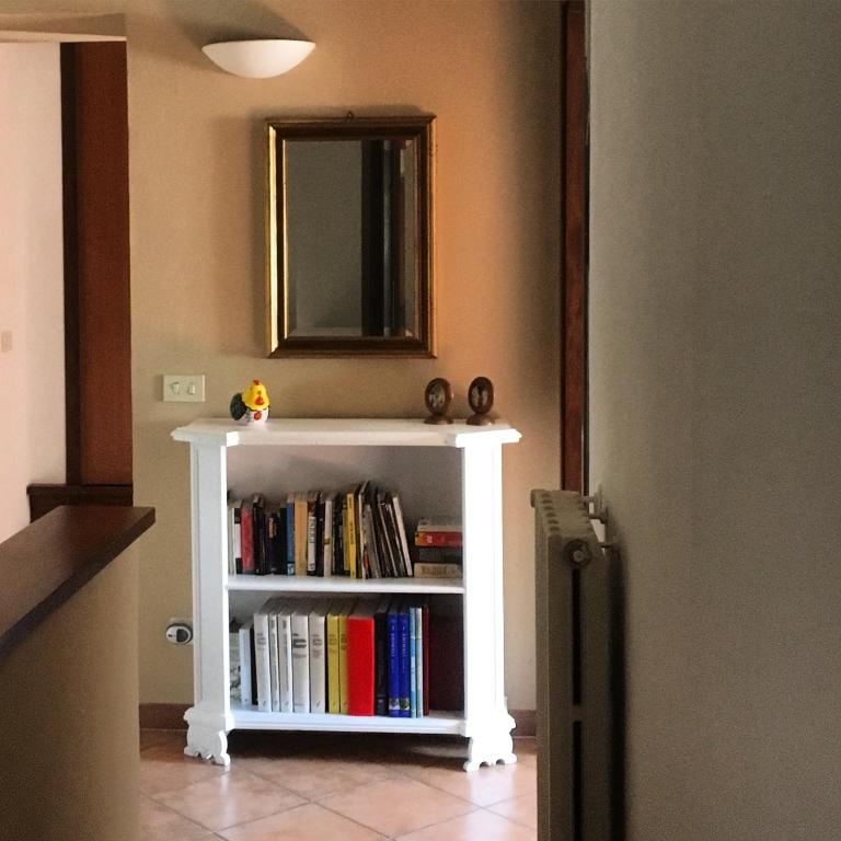 Knihovna v ubytování v soukromí